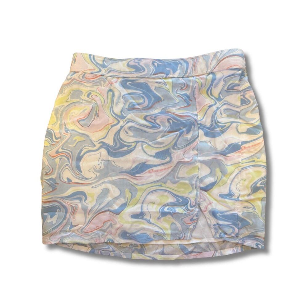 Abercrombie Kids Active Skirt - White Blue Pink Green, Size 11/12